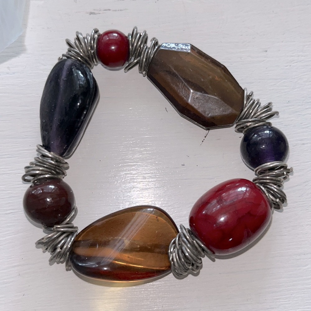Bundle stretch beaded bracelets - Picture 2 of 7